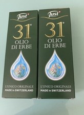 Set N.2 OLIO 31® Just L'UNICO ORIGINALE CON 31 ERBE  da 75 ML- scadenza 2028