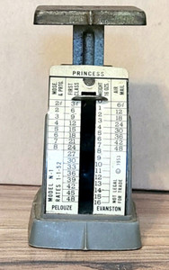 VINTAGE  PELOUZE   POSTAL  SCALE    (1-1-52)
