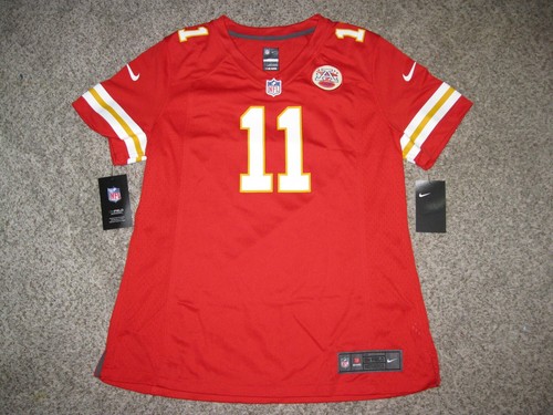 Alex Smith Kansas City Chiefs Womens Large Red Nike Game Jersey - Picture 1 of 3