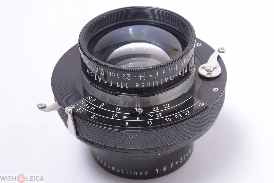 ✅ MEYER SATZ PLASMAT 22.3CM 32CM 47CM, F/4.5, 8, 11 MINTY LARGE FORMAT LENS 5x7  - Image 2 of 4