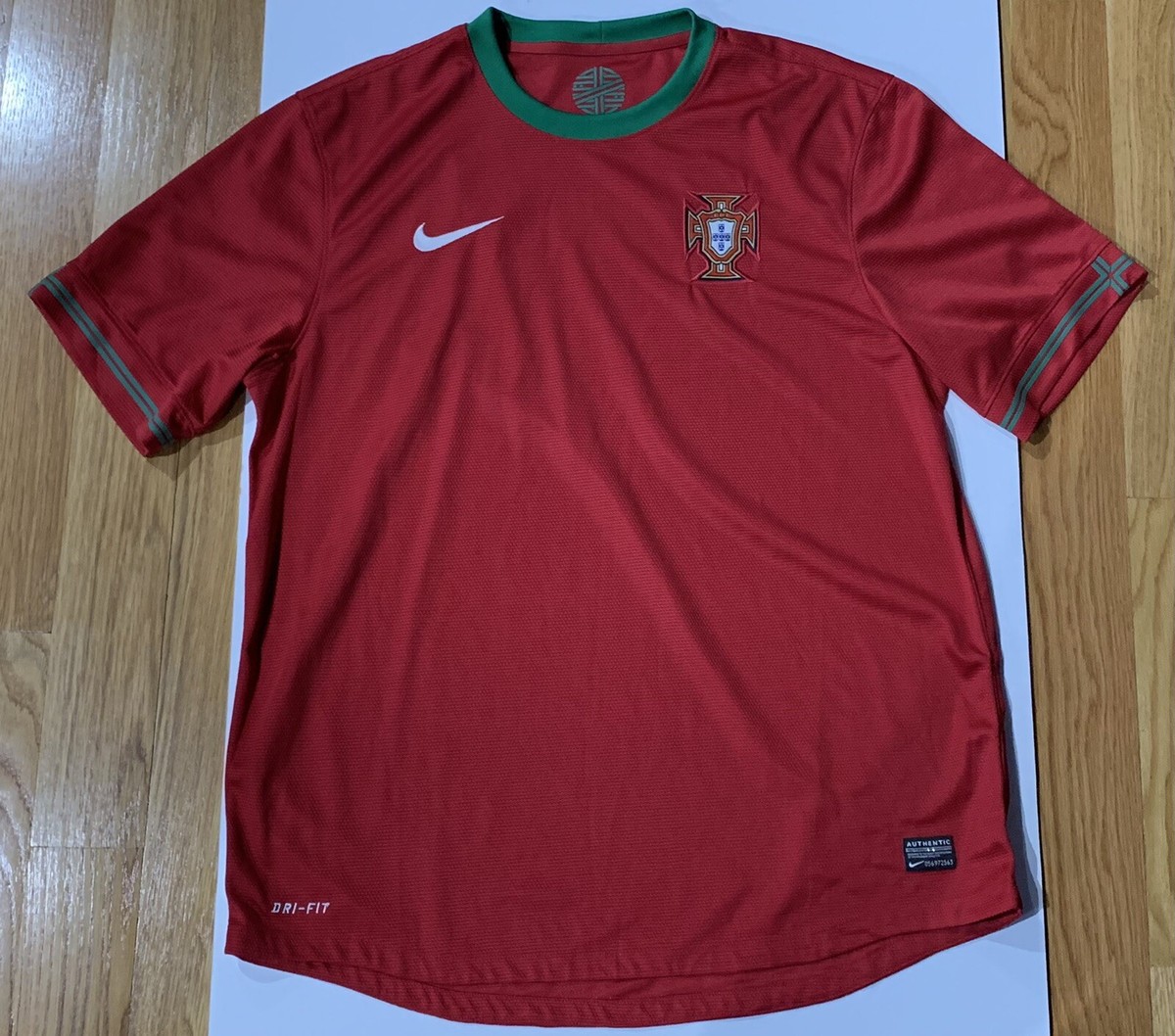 Nike Portugal Authentic Soccer Jersey World Cup Euro XL