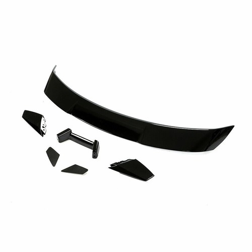 For Ford Mustang Coupe 2015-2019 Rear Trunk Spoiler Racing Wing Glossy Black - Foto 5 di 12