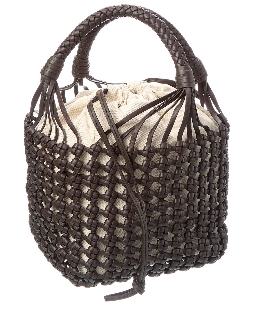 Bottega Veneta Medium Leather Tote Women's Brown