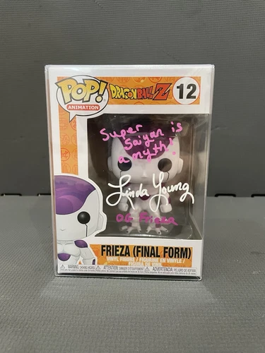 Freezer Forma Final Funko Pop Firmado por Linda Young Autenticado