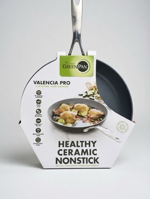 Greenpan Valencia Pro Ceramic Nonstick 12  Frying Pan Skillet, Hard Anodized Pfa