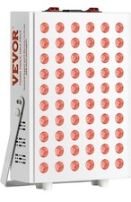 VEVOR Red Light Therapy for Body Face 60 Dual-Chip LEDs 660nm  850nm Light
