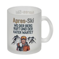 AprèS Ski - Berg Ruft, Kater Wartet Glas Tasse