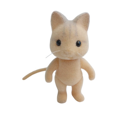 Sylvanian Families Katzenfigur Elfenbein Katze Erwachsenenfigur Calico Critters Vintage 