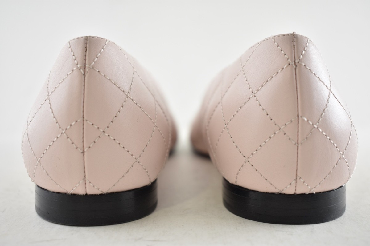 Chanel 24B Pink Black Turnlock Gold CC Logo Quilted Ballet