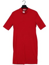 Flounce Bodycon Maxi Dress UK16 in Red