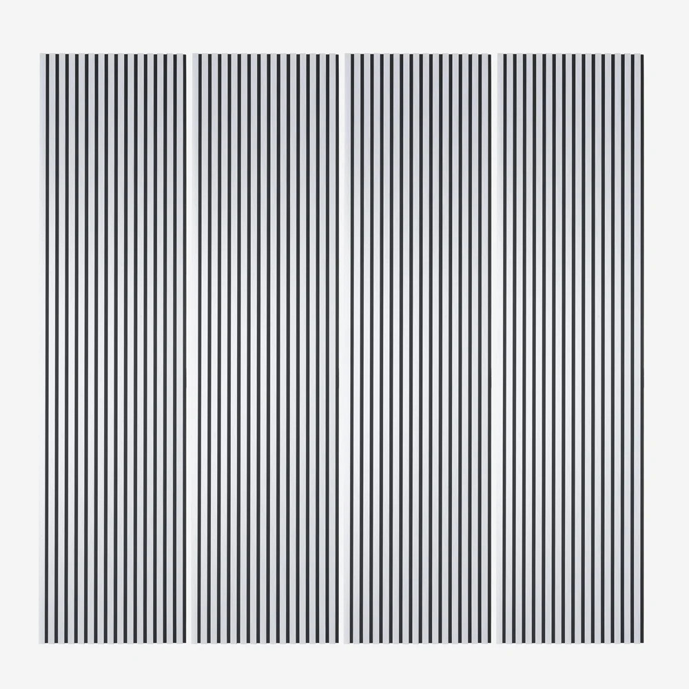 Panneau acoustique bois gris 240x60cm Kover-DW pour isolation phonique murale