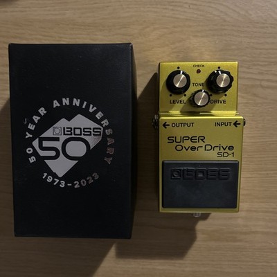 Boss SD-1-B50A SUPER OverDrive Gitarren-Effektpedal 50th Anniversary