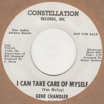 Gene Chandler I Can Take Care Of Myself Constellation DEMO Soul Northern Motown