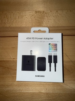 Samsung Charger 45W Adapter w/ USB-C Cable Super Fast Charging 2.0 New Original