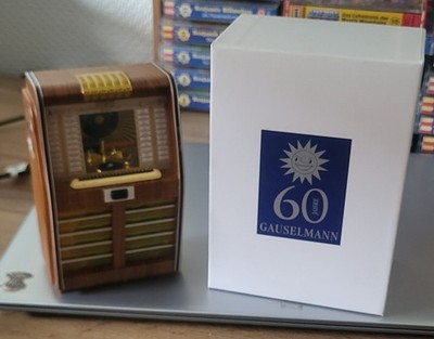 60 Jahre Gauselmann Merkur Spieluhr mit Musik U. Licht Sammler Selten Neu