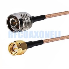 N Type Male to SMA Male Connector Coax RF Pigtail Jumper RG316 Coaxial Cable