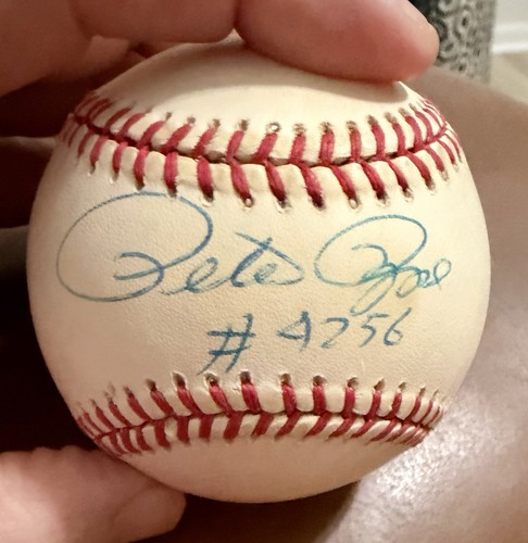 Pete Rose (#4256) Signed Baseball Autograph Auto PSA/DNA AP67033