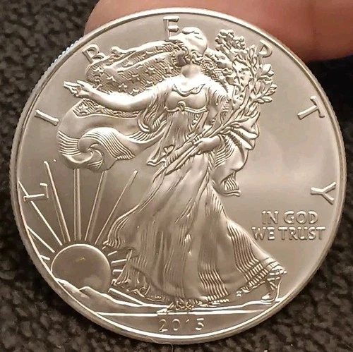 2015 Silver Eagle 1 OZ. .999 BU American Coin #51