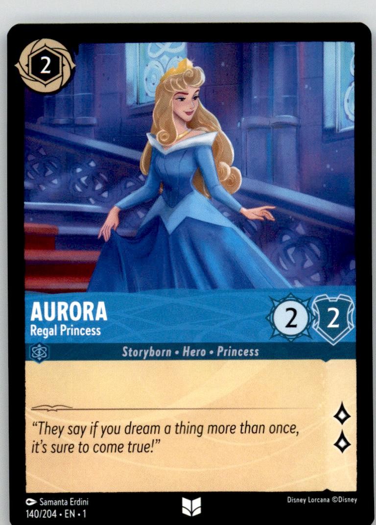 Aurora - Regal Princess 140/204 Uncommon The First Chapter Lorcana Near Mint