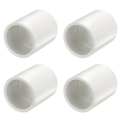 4 Pcs 1 1/4'' PVC Pipe Coupling Adapter, SCH40 PVC Pipe Fittings Contractor