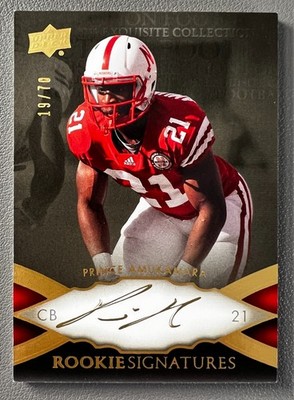 Prince Amukamara 2011 Upper Deck Exquisite Collection Rookie Signatures #93 /70