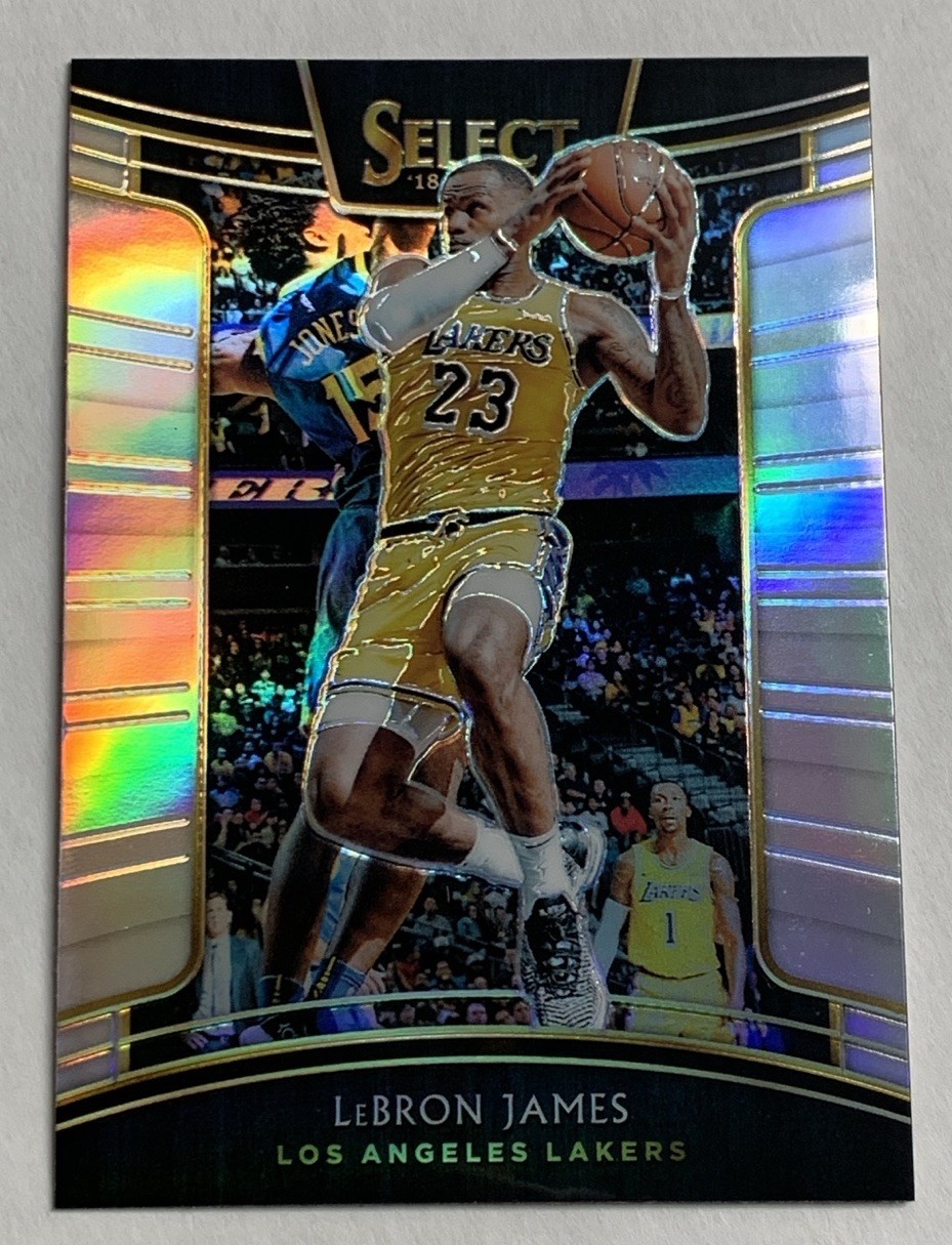 2018-19 Panini Select Lebron James #11 Silver Prizm Concourse Level