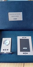 Mackintosh Inspired Silver Plated Gift Set Picture Frame & Desk Clock