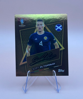 2024 TOPPS EM  Scott McTominay SCO SP Star Player Gold Signature Schottland Stic