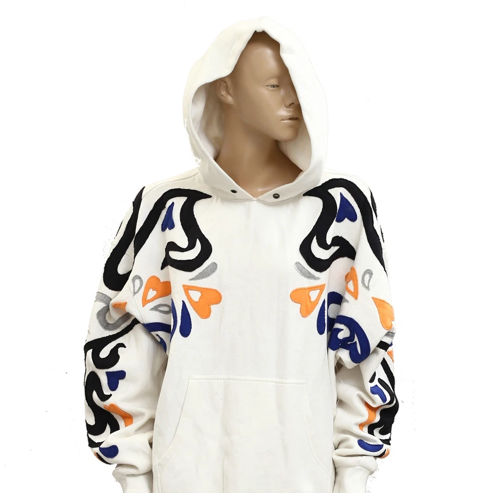 Free People We The Free It's A Vibe Swirl Hoodie Sweatshirt Top Ribbed M 281999 - Image 2 of 4