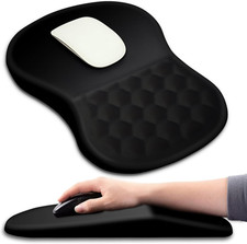 Ergonomic Mouse Pad Wrist Support with Massage Design, Wrist Rest Pain Relief Mo