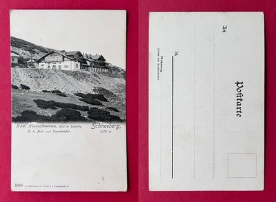 AK SCHNEEBERG in Österreich um 1900 Hotel Hochschneeberg   ( 172347