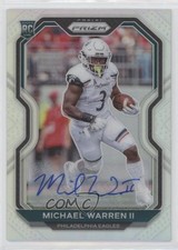 2020 Panini Prizm Rookie Silver Prizm Auto Michael Warren II #345 Auto a0s