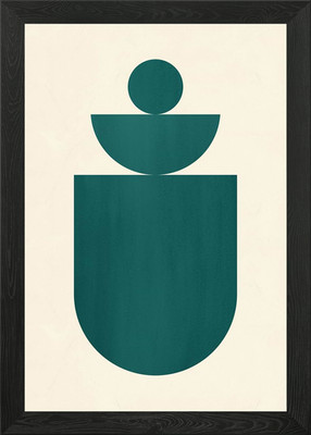 Minimal J gerahmtes Wandbild Poster Leinwanddruck Bild