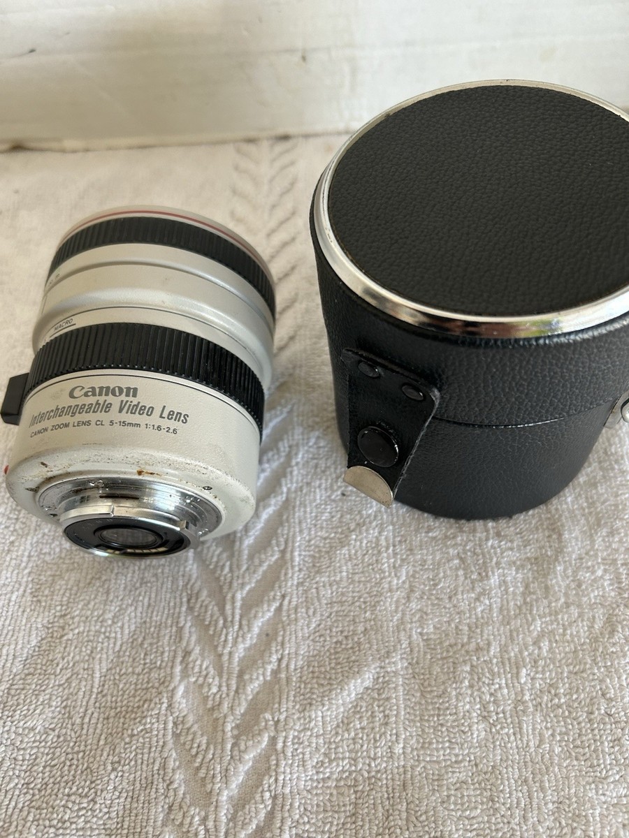 Canon Interchangeable Lens Zoom Lens CL 5-15Mm 1:1.6-2.6 | eBay