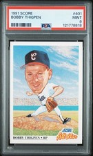 1991 Score #401 Bobby Thigpen Chicago White Sox PSA 9
