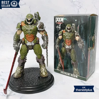 BETHESDA 21.5cm Doom Eternal Figure | Doom Slayer PVC Action Model Game Collectible Toy