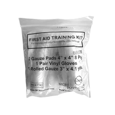 MCR Medical Box of 100 First Aid Training Kits, Basic