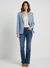 Theory Wool blend single breasted one button blazer NWOT Blue Size 0