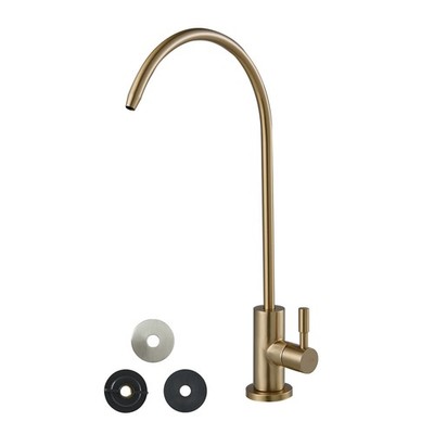 VEVOR Reverse Osmosis Brushed Gold Lead-Free Drinking Water Filter Faucet