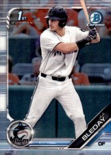 J.J. Bleday 2019 Bowman Draft Chrome Refractor 1st Bowman