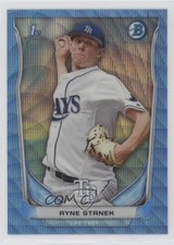 2014 Bowman Prospects Chrome Blue Wave Refractor Ryne Stanek #BCP84 gh4