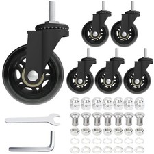 Creeper Wheels Replacement Set Of 6 2.5 Inch Snap On Creeper Casters Roller B