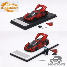 King Model 1:64 Enzo Metallic red Diecast Model Car