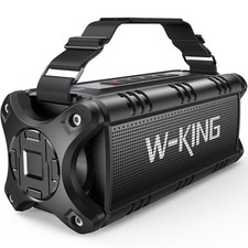W-KING 90W Peak Portable Bluetooth Speaker, IPX6 Waterproof Outdoor