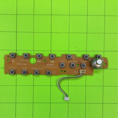 Sony HCD-S300 Stereo Amplifier Key Button Board 1-676-641-12