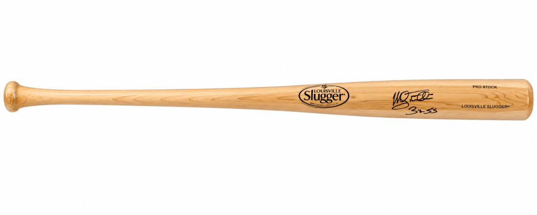 Mickey Tettleton Signed Louisville Slugger Blonde Baseball Bat w/3x SS  (SS COA)