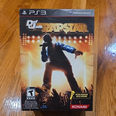 Brand New Sealed Def Jam Rapstar Bundle Game + Microphone PS3