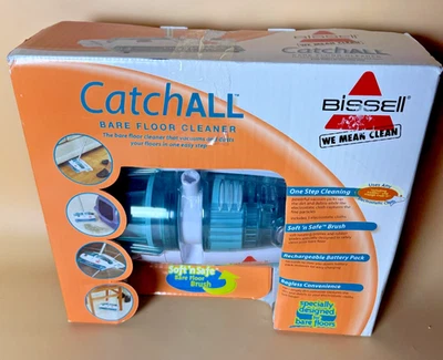 Bissell Catch All Bare Floor Cleaner Vacuums And Dusts Floors Model 3107 New - Image 1 of 4