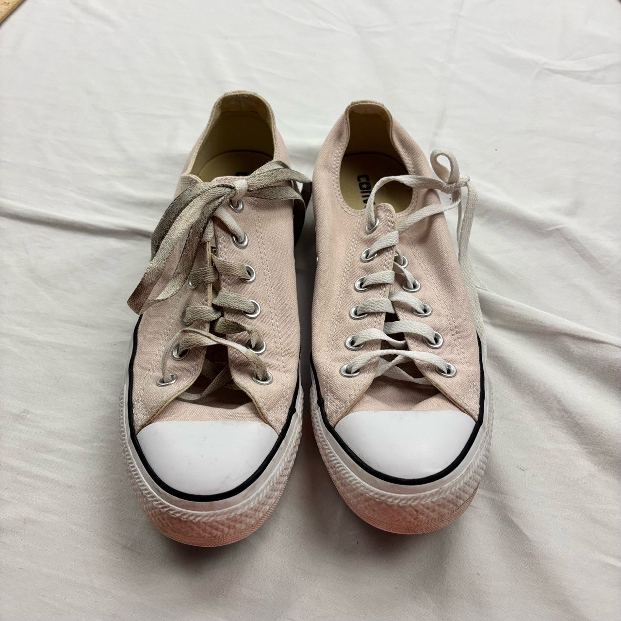 SAOLA Sneakers casual donna taglia 8 rosa Converse tela stringate suola gomma bianca