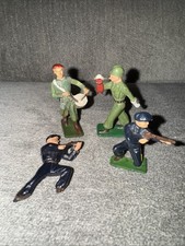 Mixed Lot Of 4 1960  s/1970  s STARLUX Military Soldiers - VINTAGE -Made in France